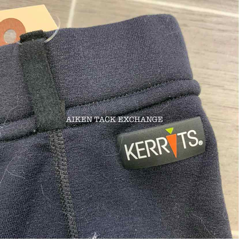 Kerrits Fleece Lined Knee Patch Tights, Size Medium