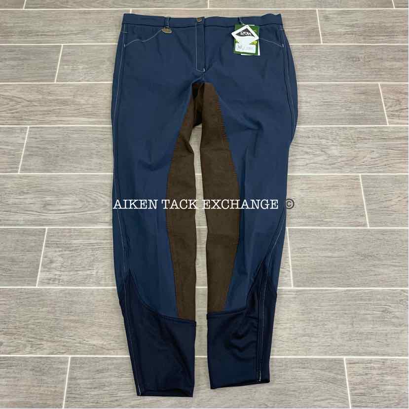 KL Select USG Luana Full Seat Breeches, Size 34