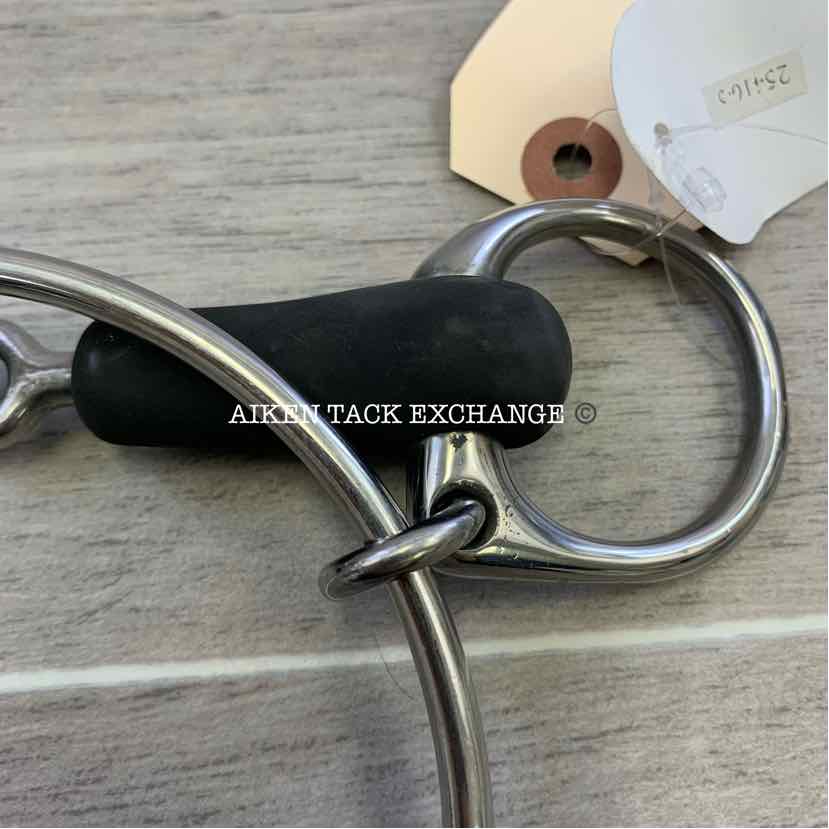 Jacks Dexter Ring Single Joint Rubber Bit 5"