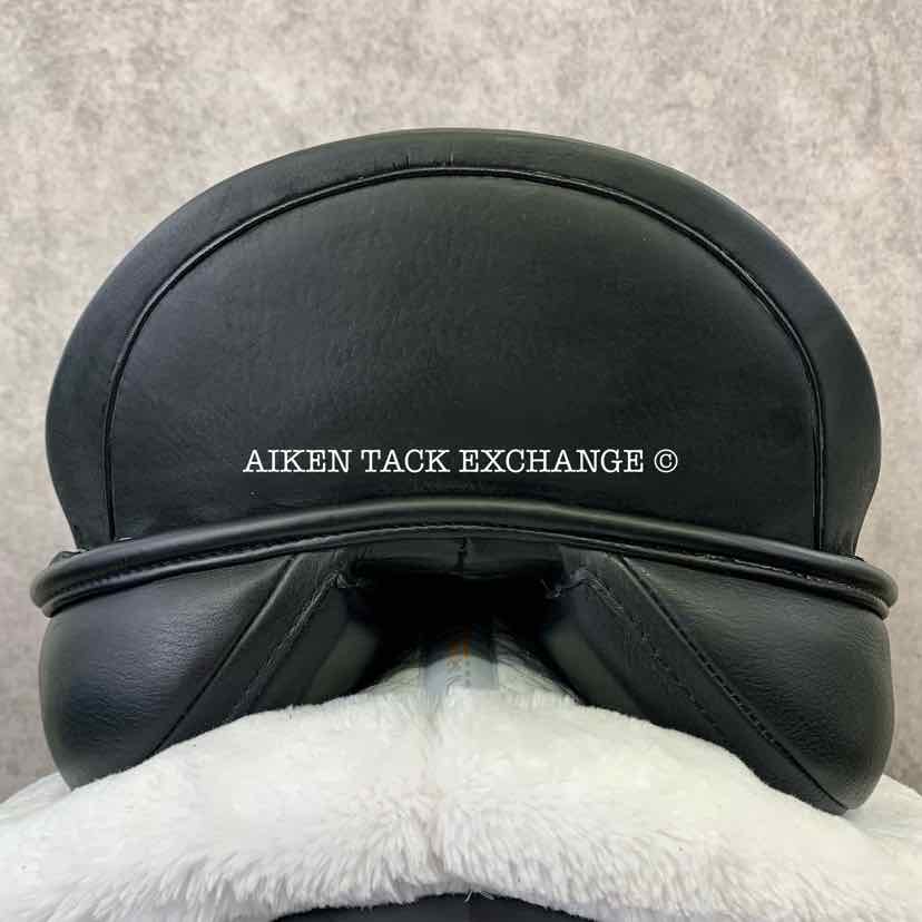 2017 Custom Saddlery Advantage Monoflap Dressage Saddle, 18" Seat, Adjustable Tree, Wool Flocked Hybrid Panels