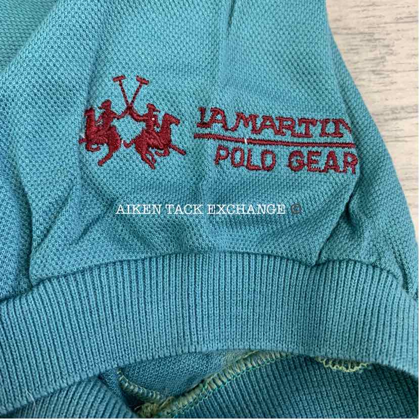 La Martina Polo Gear Short Sleeve Pique Polo Shirt, Size XL, Brand New