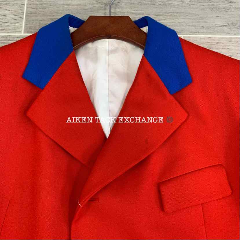 House of Antonio Midweight Scarlet Hunt Coat, Size 46
