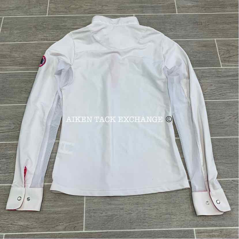 Fior Da Liso Long Sleeve Sun Shirt Show Shirt, Size 4