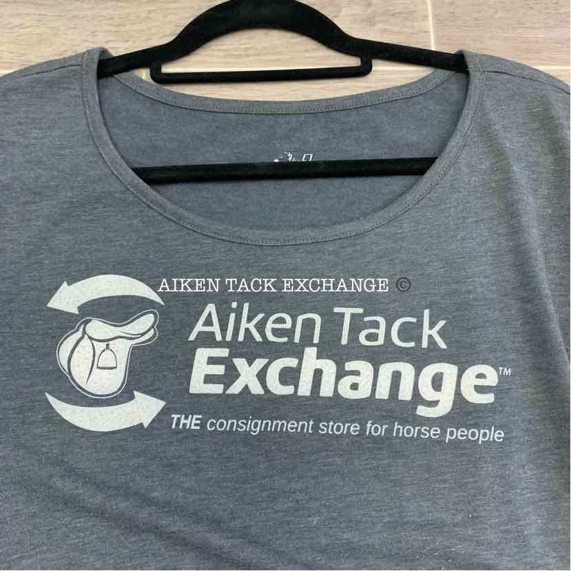 Women's Plus, Aiken Tack Exchange T-Shirt, Grey