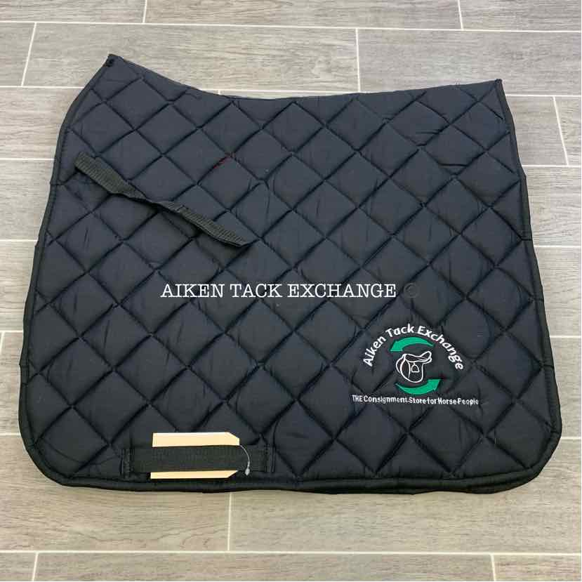 ATE Logo Dressage Saddle Pad, Black