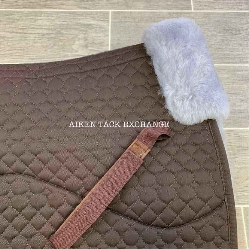 MaxFlex Sheepskin Dressage Saddle Pad with Pocket for Shims (shims not included)