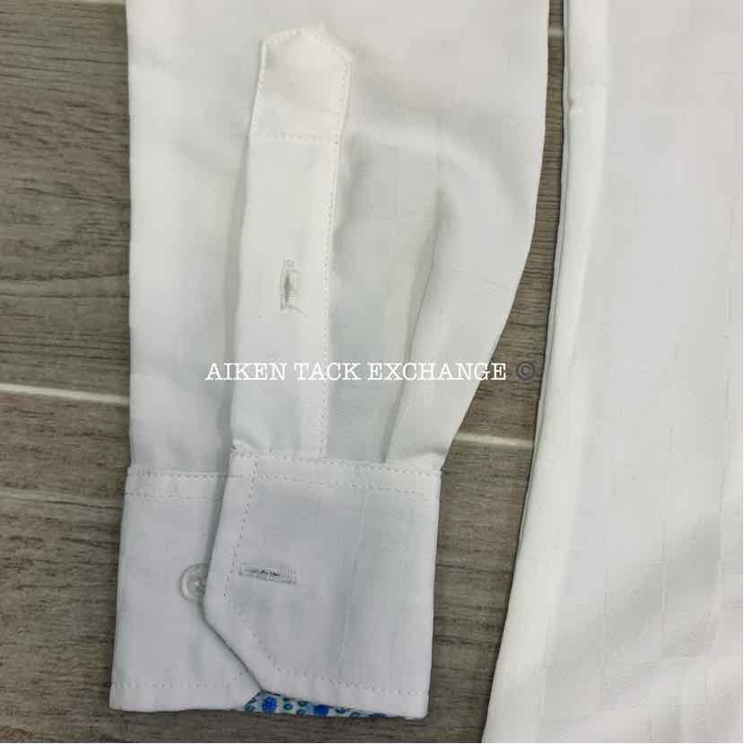 Equine Couture Long Sleeve Show Shirt, Size 10