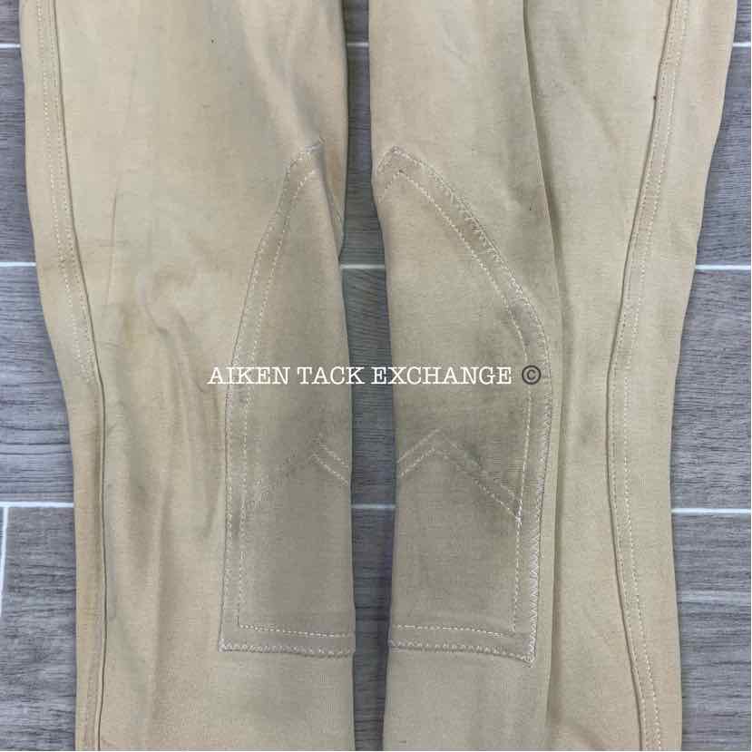 Horze Knee Patch Pull On Breeches, Size 28