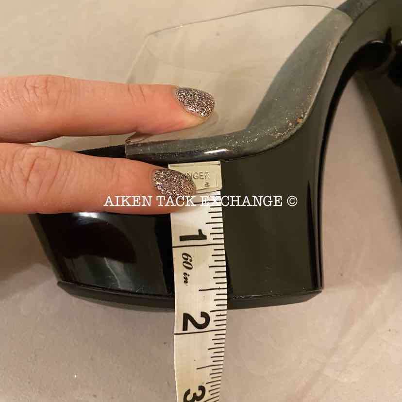 Women's 7, Ellie 601-Vanity Mule with 6" Heel, Clear/Black:Arielle's Wardrobe: Footwear:Ellie:The Aiken Tack Exchange