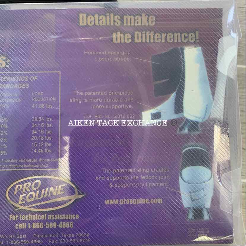 Pro Equine SP 200 Sport Sling horse Boots, Size Medium