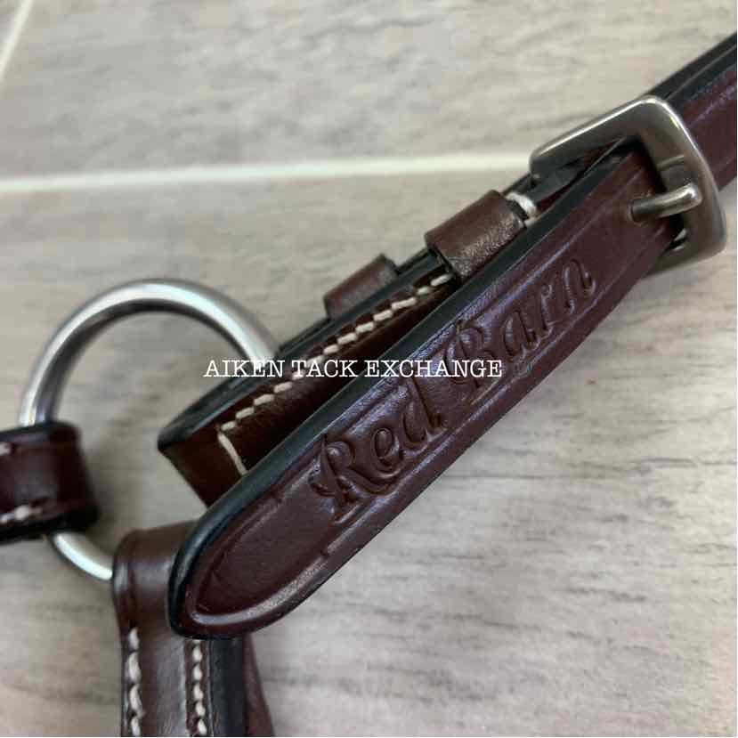 KL Select Red Barn Raised Fancy Stitch Padded Breastplate, Full