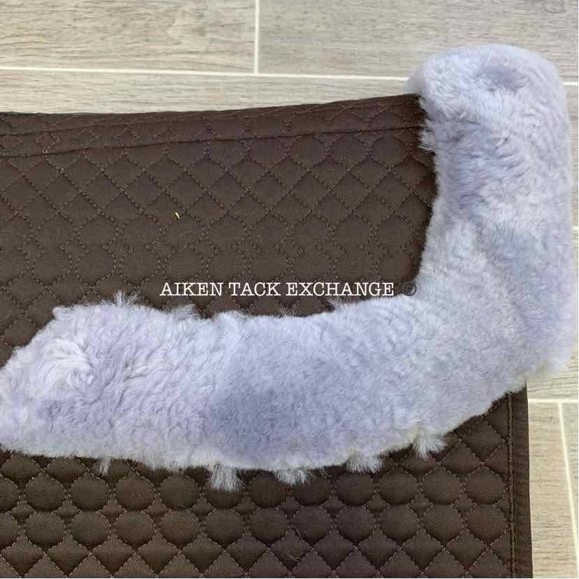 MaxFlex Sheepskin Dressage Saddle Pad with Pocket for Shims (shims not included)