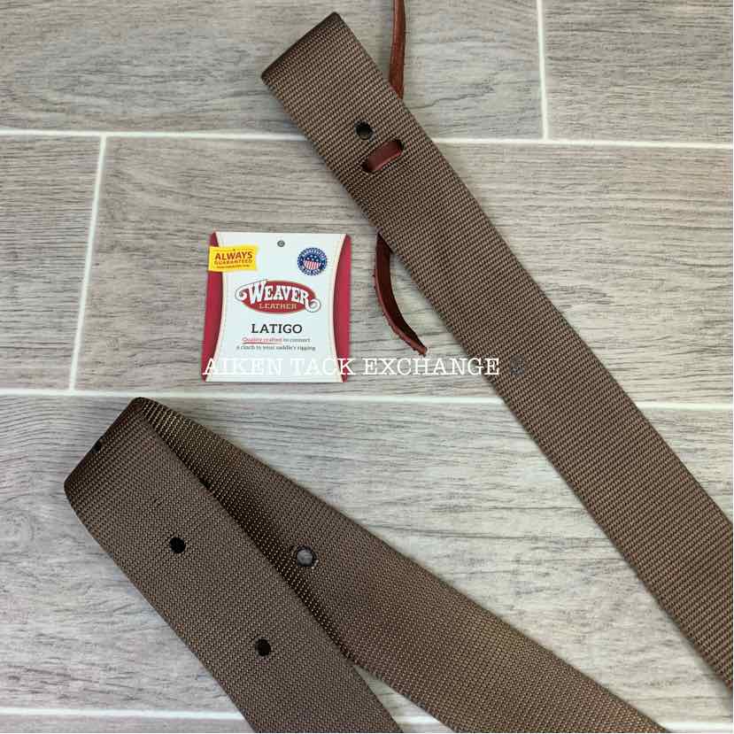 Weaver Single Ply Nylon Latigo Tie Strap, Brown, 1 3/4" x 70"