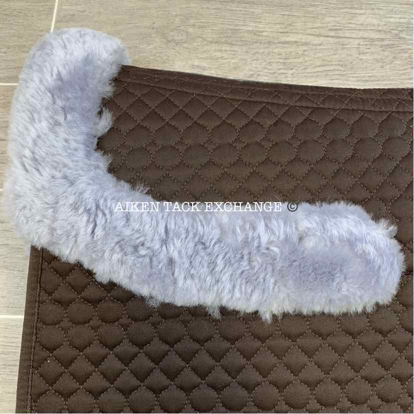 MaxFlex Sheepskin Dressage Saddle Pad with Pocket for Shims (shims not included)