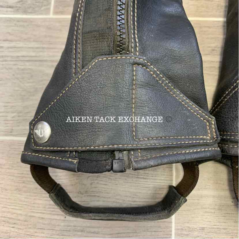 TuffRider Leather Half Chaps, Size Small
