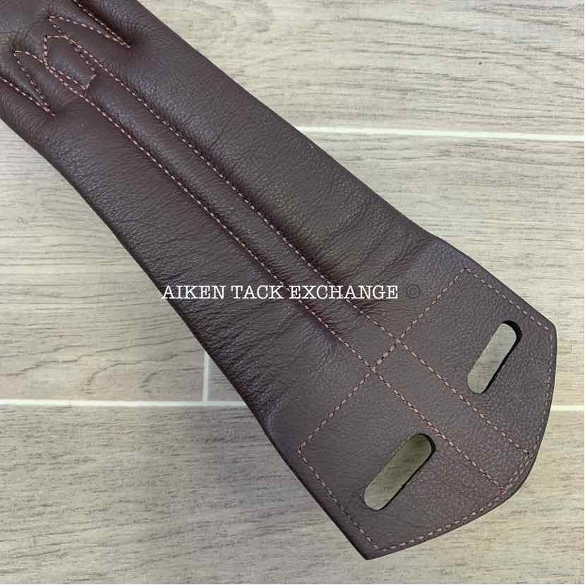 KL Select Red Barn Smart Contour Dressage Girth, Brown, 22"