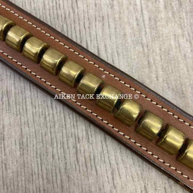 Tory Leather Clincher Brass Buckle Belt, 26"
