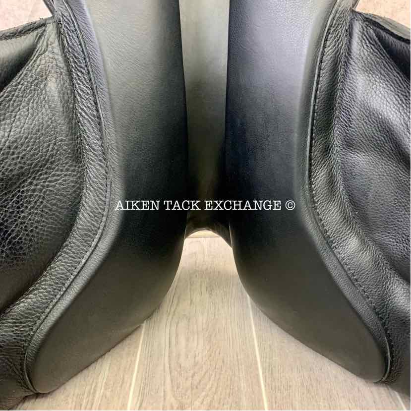 2017 Custom Saddlery Advantage Monoflap Dressage Saddle, 18" Seat, Adjustable Tree, Wool Flocked Hybrid Panels