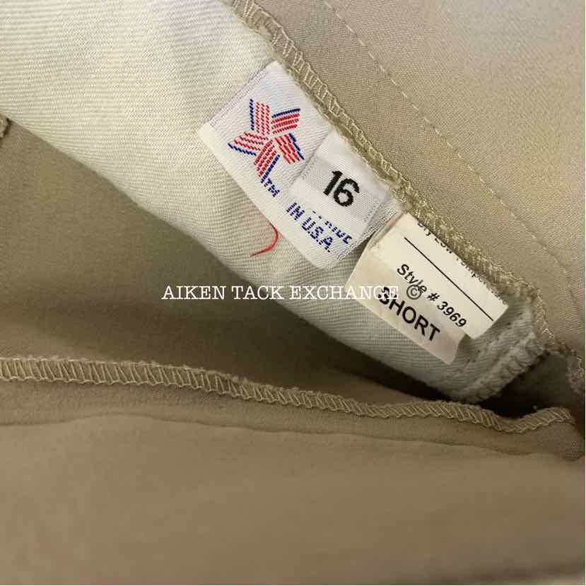 Tailored Sportsman Trophy Hunter Knee Patch Jods, Size 16 S