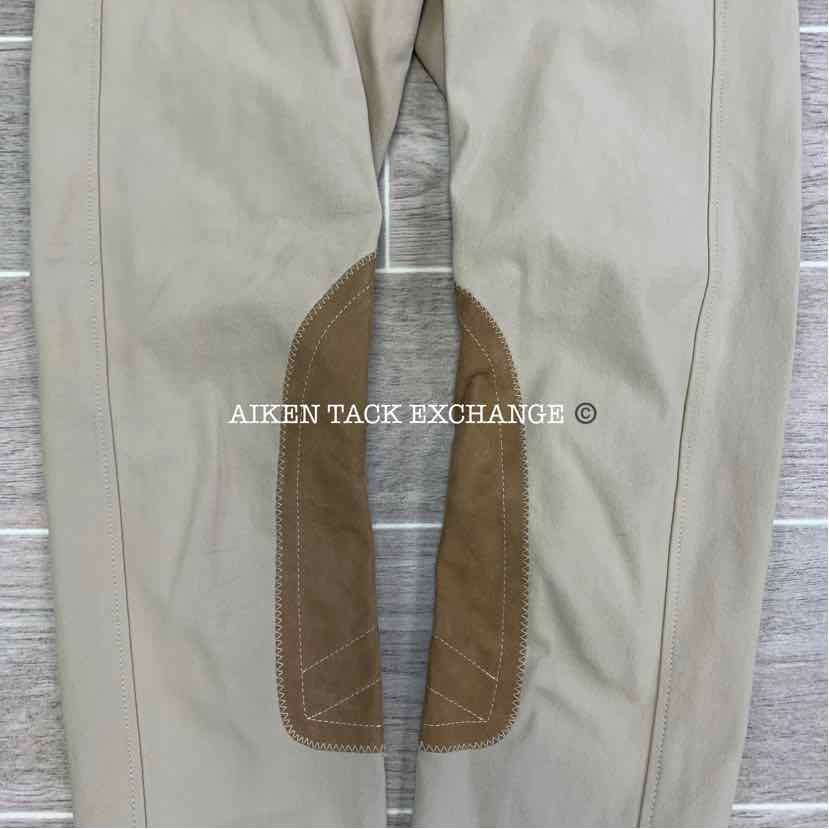Tailored Sportsman Trophy Hunter Knee Patch Breeches, Size 16