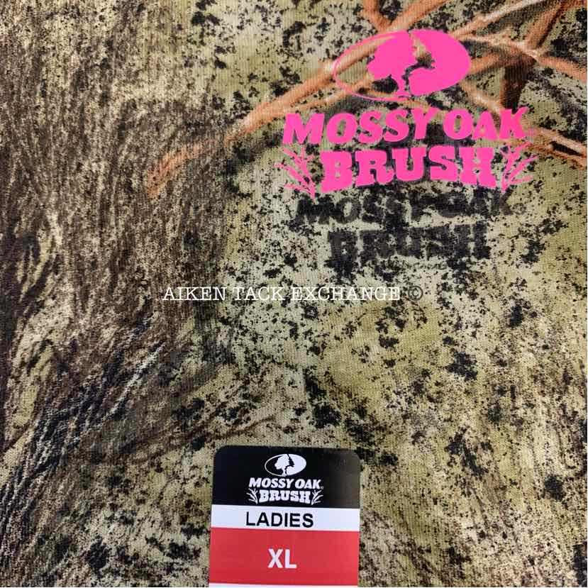 Mossy Oak Mossy Brush Camo Camouflage Short Sleeve T-Shirt, Size XL, Brand New