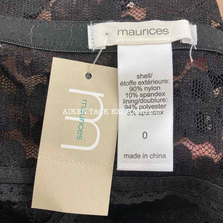 Maurices Lace Racer Back Bralette, Women's 0 (Large)