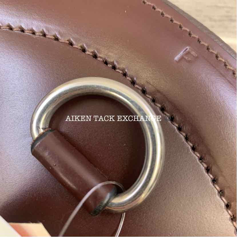 KL Select Red Barn Balance Anatomic Shoulder Relief Dressage Girth, Brown, 20"
