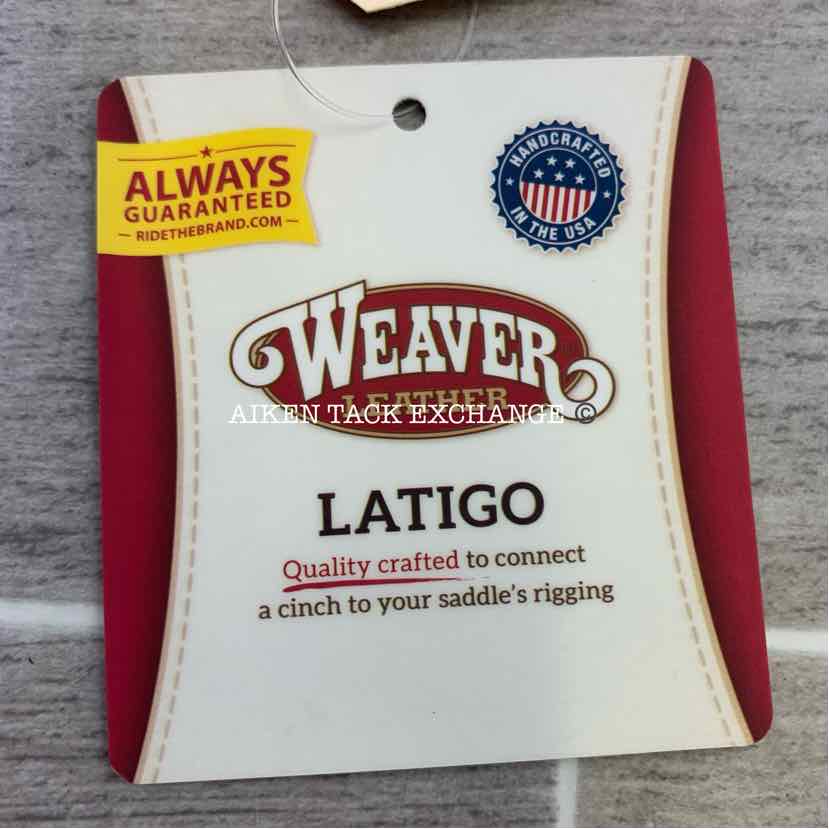 Weaver Leather Latigo Cinch Tie Strap, Brown, 1 3/4" x 72"