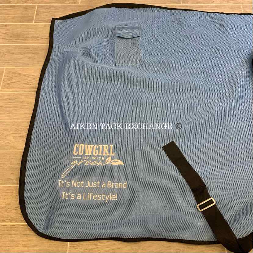Cowgirl Up with Green Mesh Cooler 74"