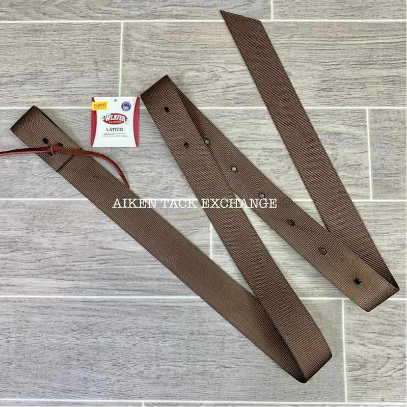 Weaver Single Ply Nylon Latigo Tie Strap, Brown, 1 3/4" x 70"