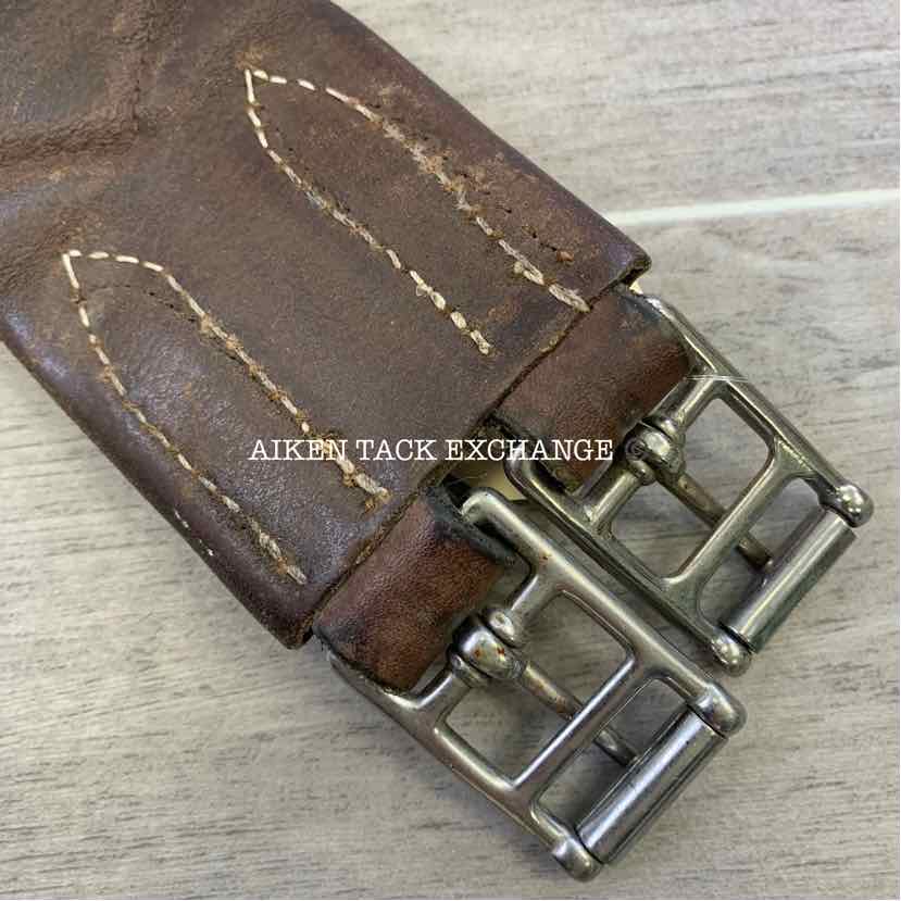 Leather Girth w/ Elastic at One End 54"
