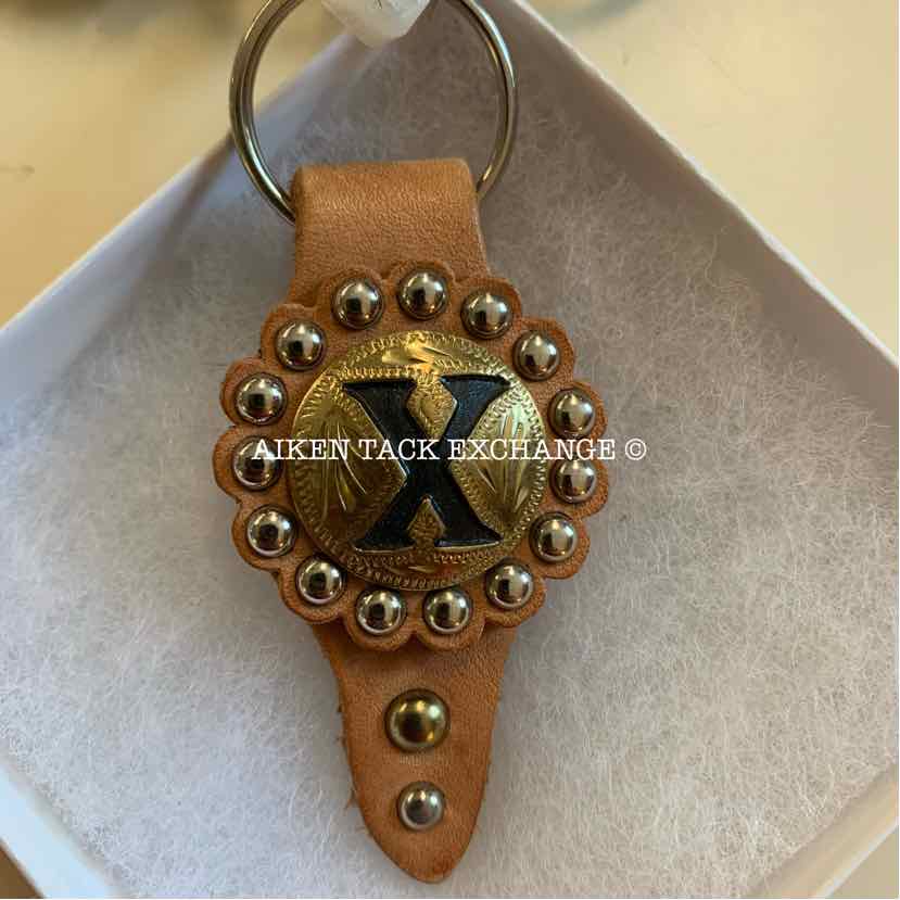"X" Initial Key Chain, Brand New