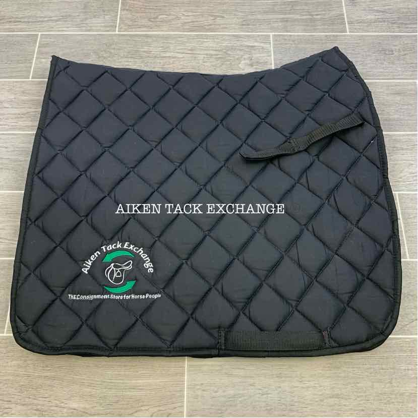 ATE Logo Dressage Saddle Pad, Black