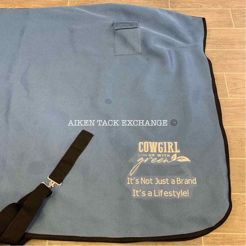 Cowgirl Up with Green Mesh Cooler 74"