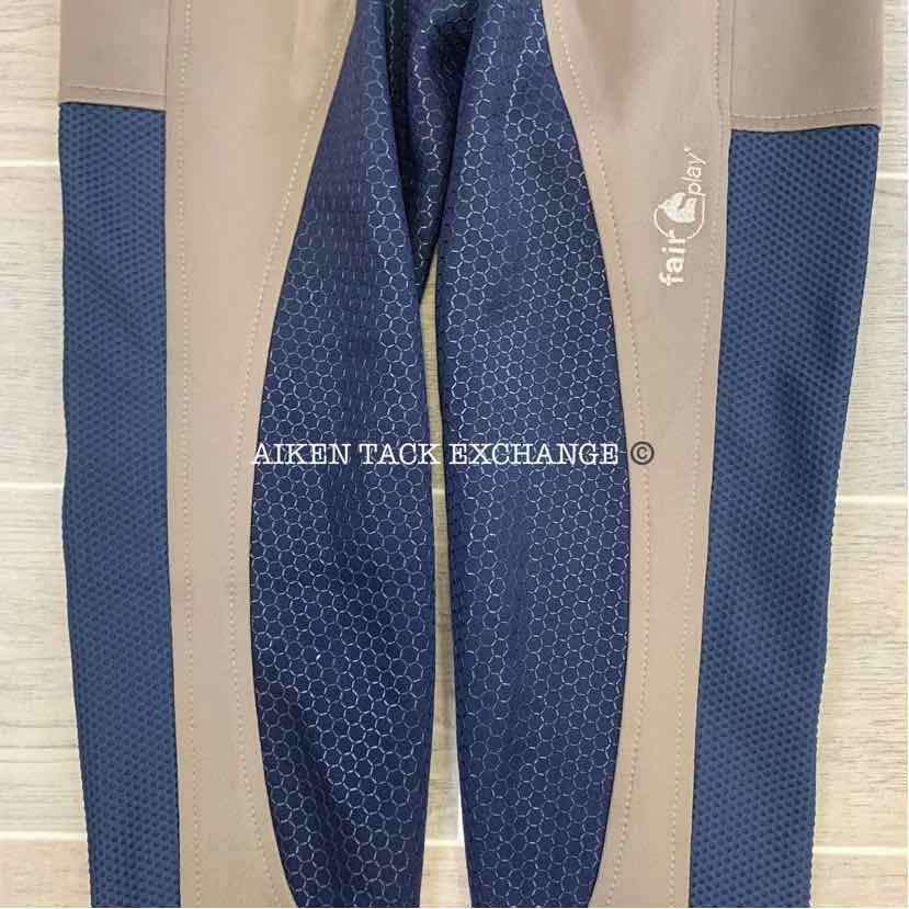 Fair Play Silicone Grip Full Seat Breeches, Size XXSmall