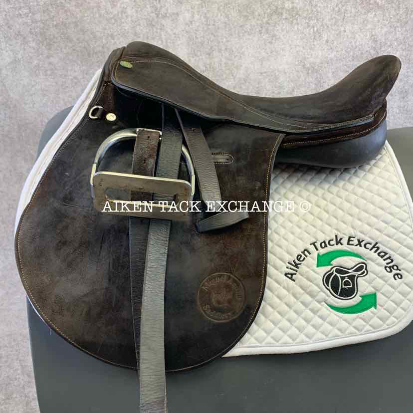 SOLD** Miguel Acuna Saddlery Argentine Style Suede Polo Saddle, 18.5 – Aiken  Tack Exchange