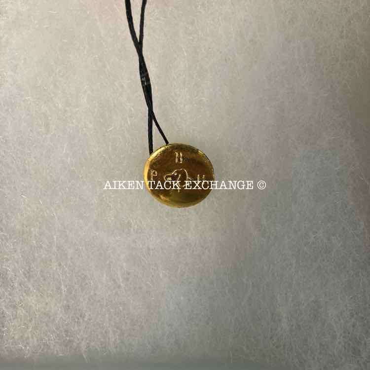 "PBH" Palm Beach Hounds Button, Brass, Small:Foxhunting Accessories: Aiken Tack Exchange:The Aiken Tack Exchange