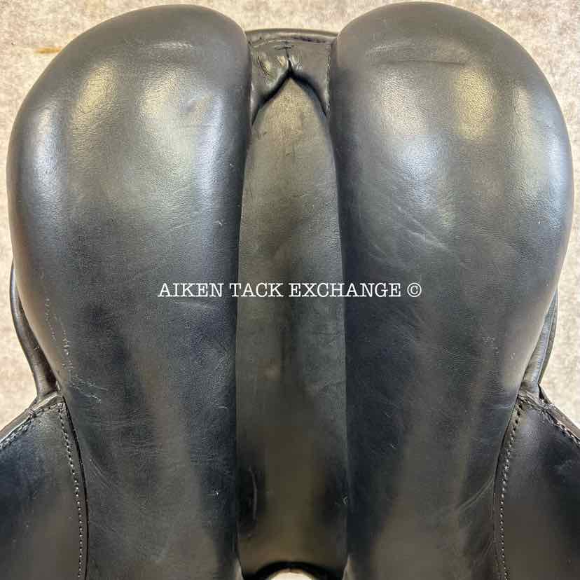 Stubben Excalibur Monoflap Dressage Saddle, 17.5" Seat, Short Flap, 31 cm Tree - Medium Wide, Wool Flocked Panels