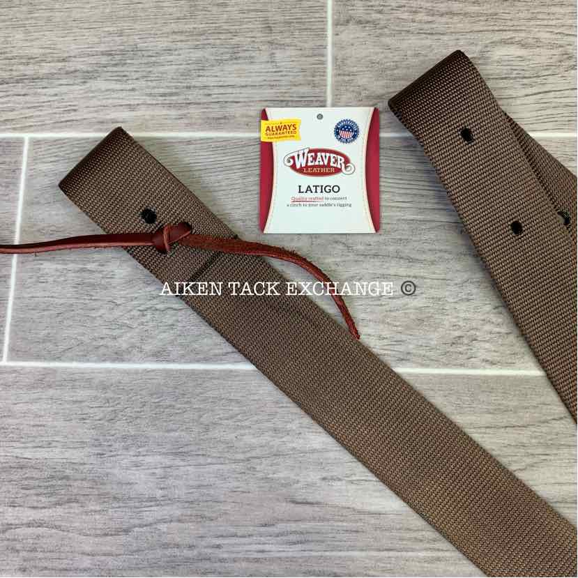 Weaver Single Ply Nylon Latigo Tie Strap, Brown, 1 3/4" x 70"