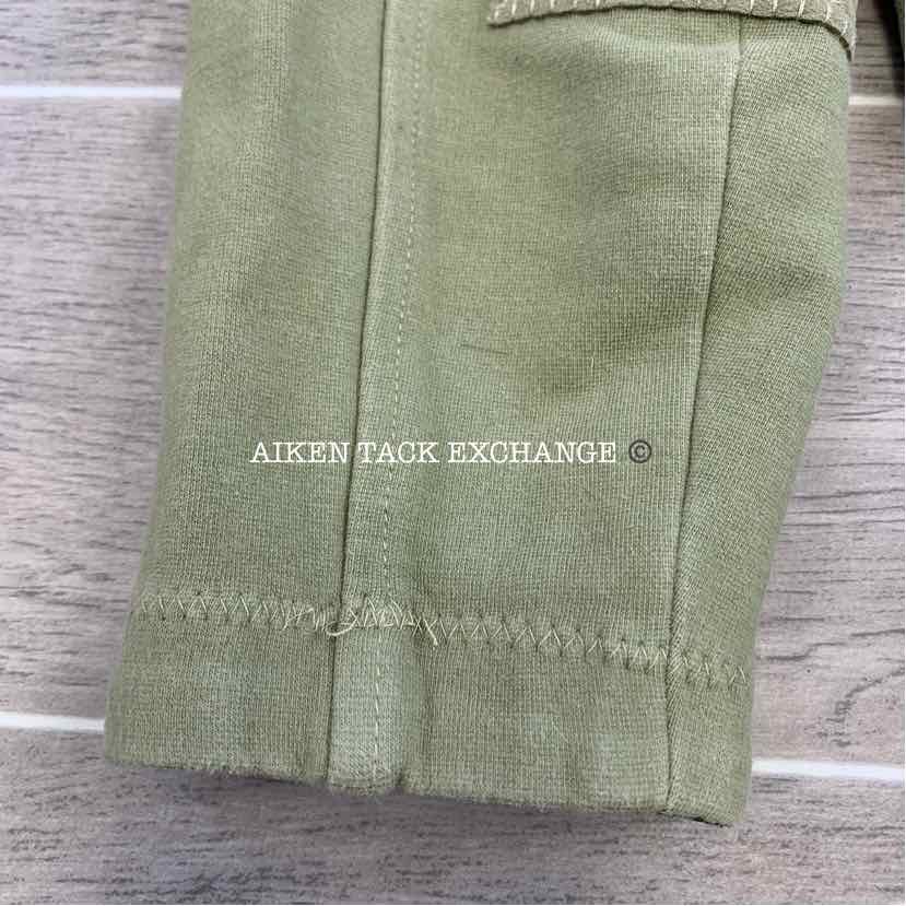On Course Cotton Naturals Knee Patch Breeches, Size 14