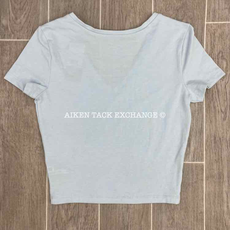 Women's Small Ballad Blue Top By Wild Fable