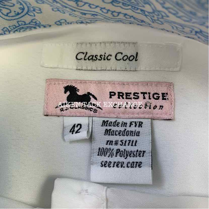 RJ Classics Prestige Collection Long Sleeve Show Shirt, Size 42
