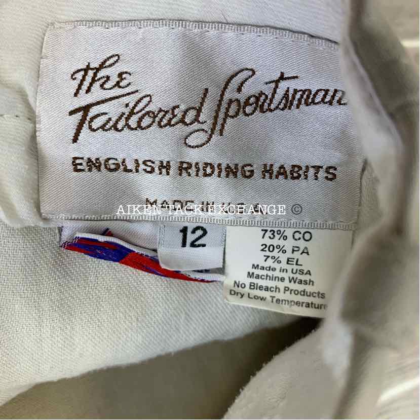 Tailored Sportsman "The T.S" Knee Patch Jods, Size 12 R