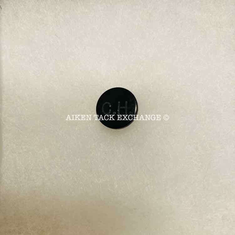 Camden Hunt "C.H." Button, Black, Small:Foxhunting Accessories: Aiken Tack Exchange:The Aiken Tack Exchange