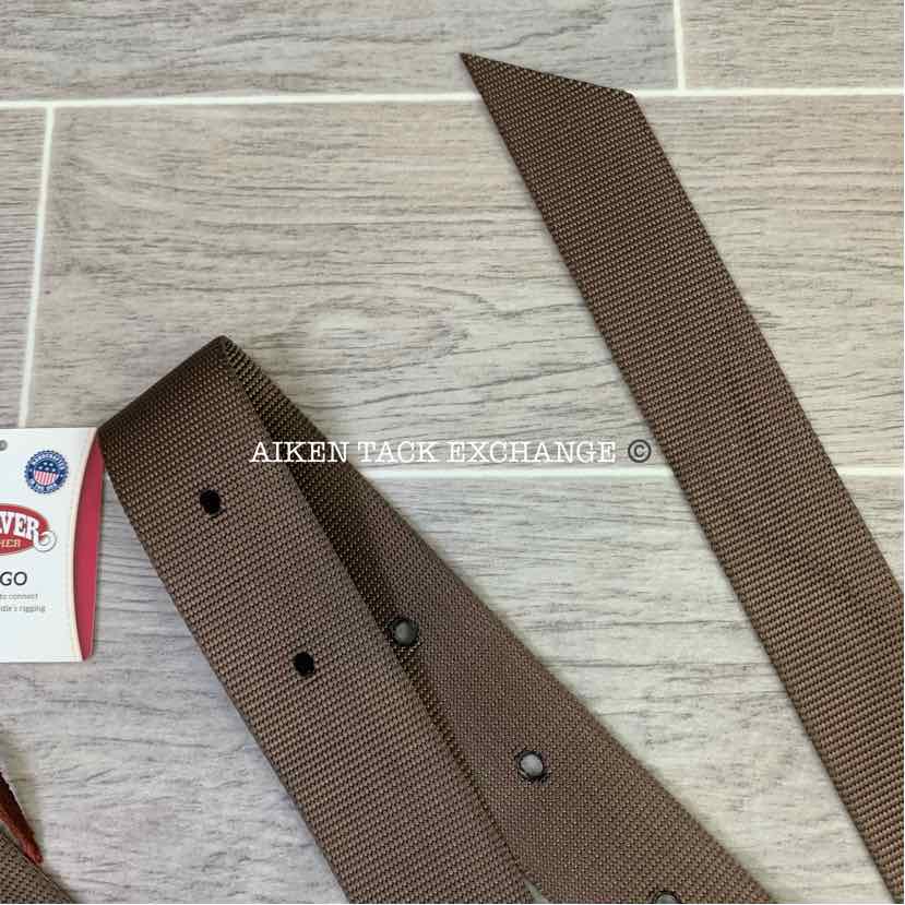 Weaver Single Ply Nylon Latigo Tie Strap, Brown, 1 3/4" x 70"