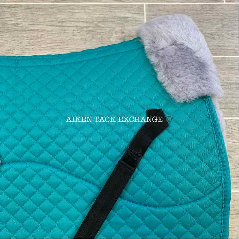 MaxFlex Sheepskin Dressage Saddle Pad with Pocket for Shims (shims not included)