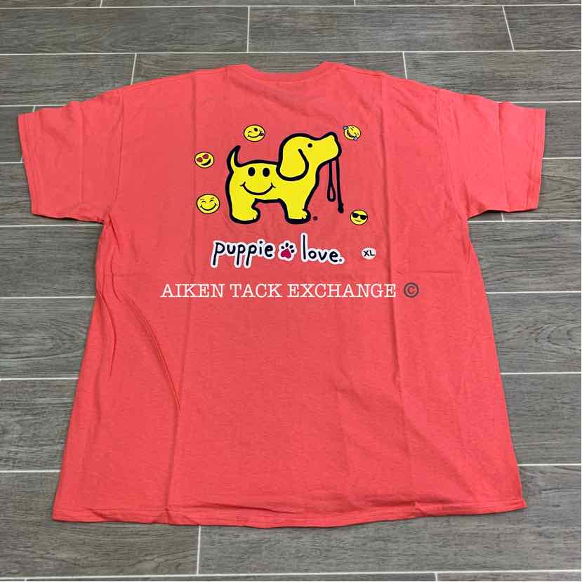 Puppie Love Cotton T Shirt, Size XL (Unisex)