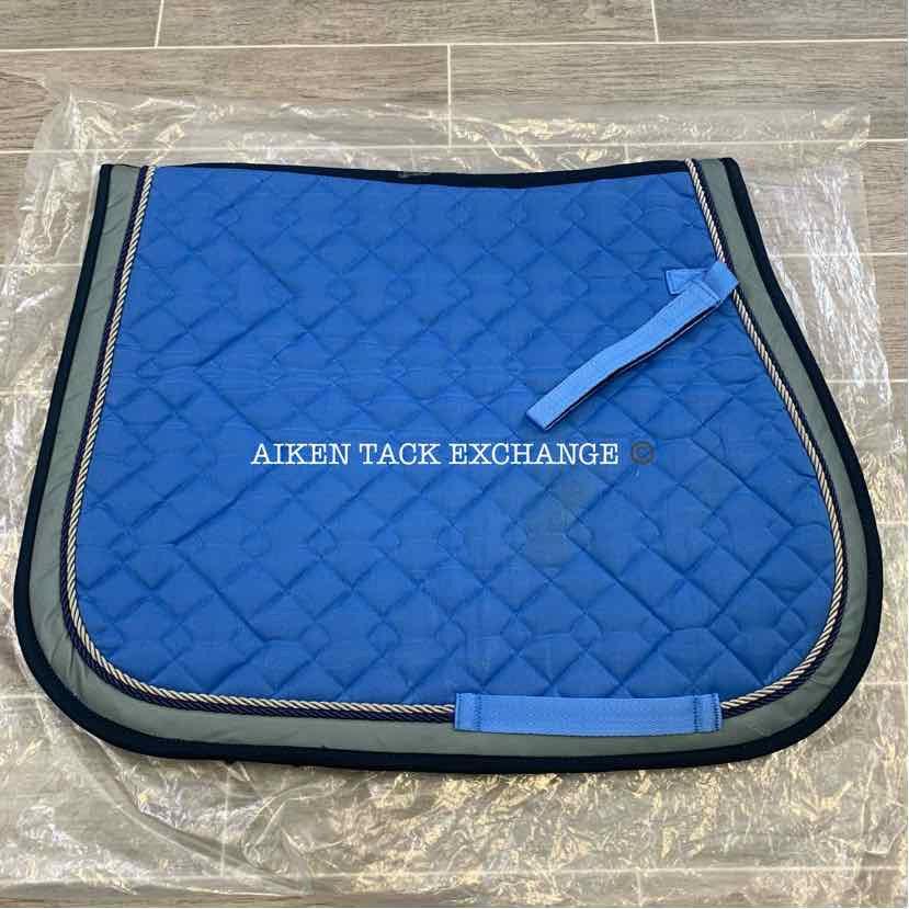USG by KL Select Pony All Purpose Saddle Pad, Azur Blue/Mud/Navy, Brand New