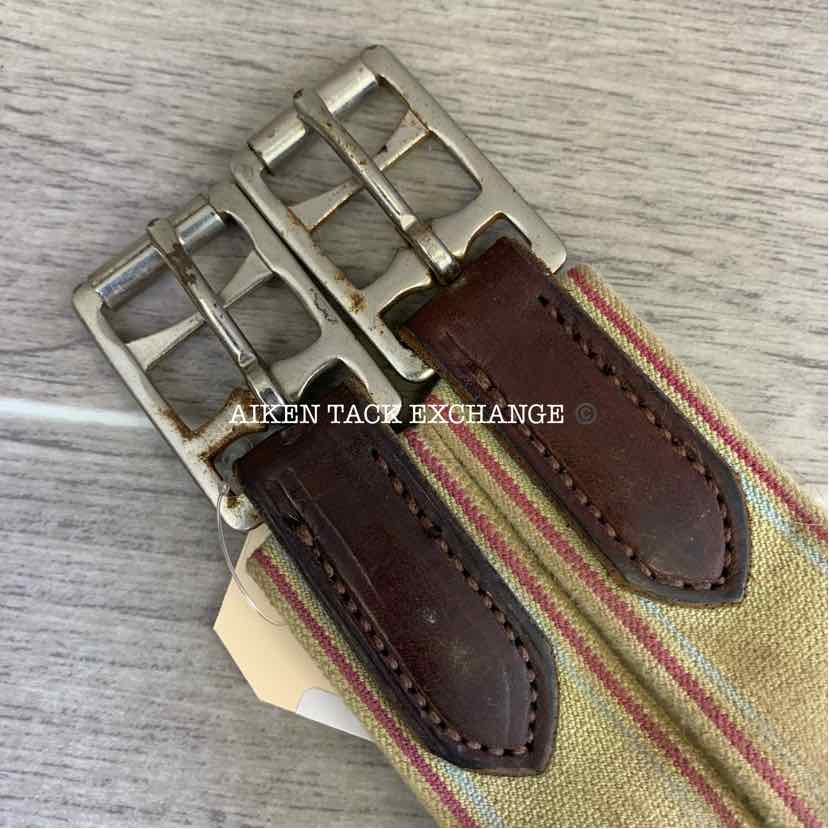 Leather Girth w/ Elastic at One End 54"