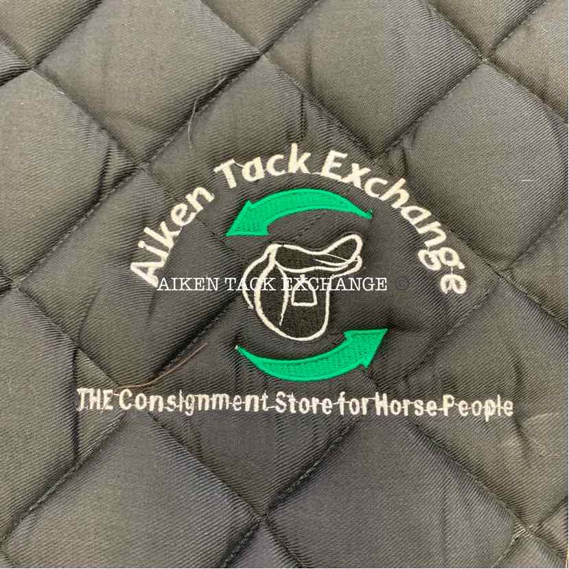 ATE Logo Dressage Saddle Pad, Black